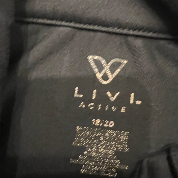 LIVI Active Lane Bryant Side Zip Workout Jacket, Sz 18/20 - Picture 2 of 5